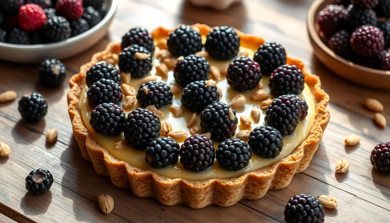 Blackberry tart