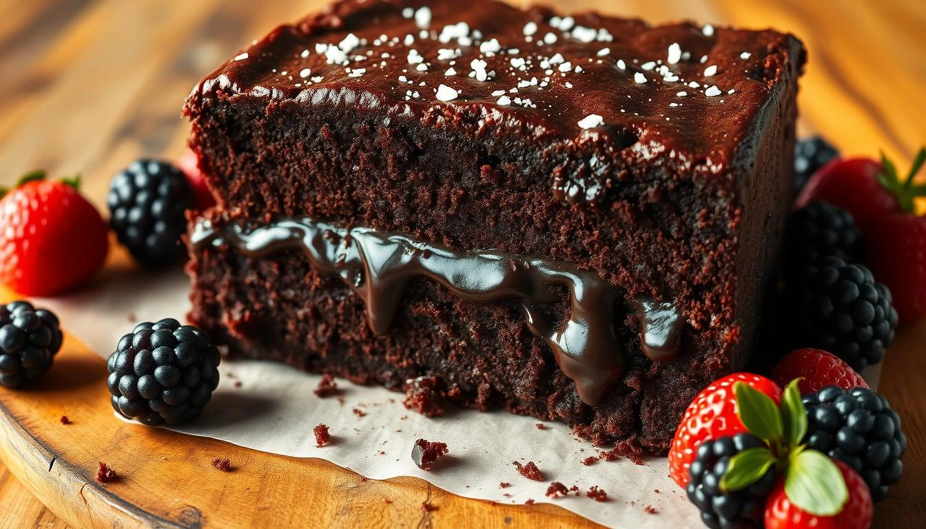 Fudgy Brownie Cake Recipe
