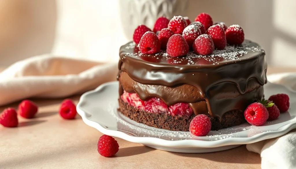 Raspberry Chocolate Cake