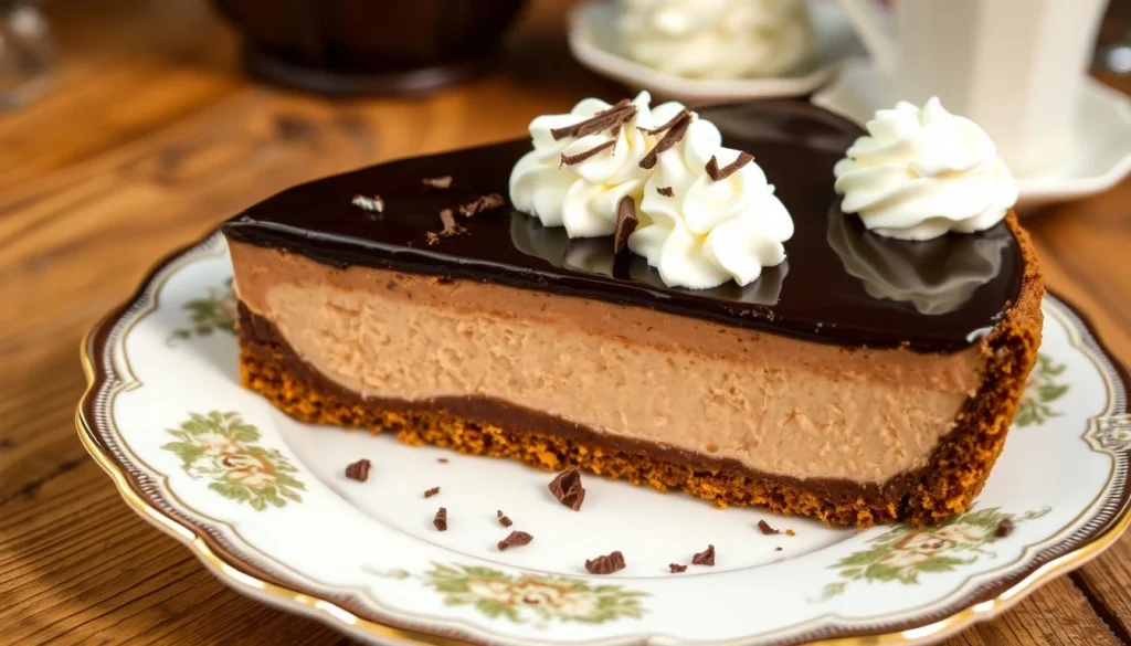 Boston Chocolate Cream Pie Cheesecake