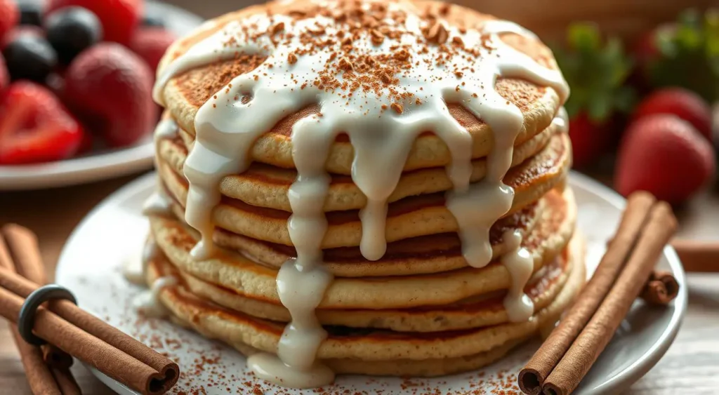Cinnamon Roll Pancakes