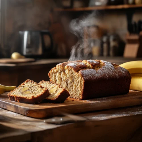 3 ingredient banana bread