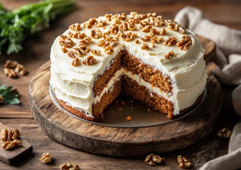 Whole Moist Carrot Cake