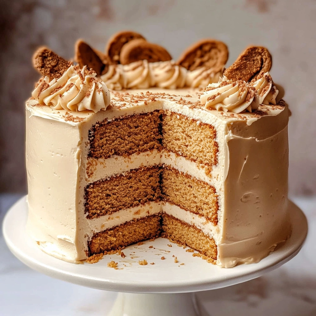 Biscoff Cookie Butter Cake
