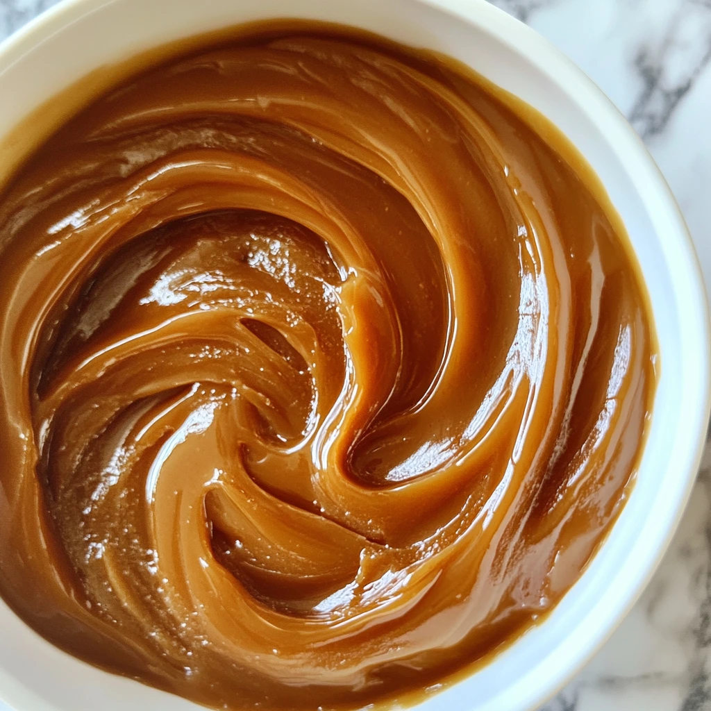 Bowl of Brown Sugar Caramel Frosting