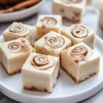 Cinnamon Roll Fudge