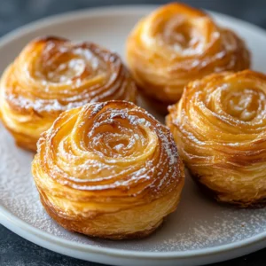 Cruffins on a plate