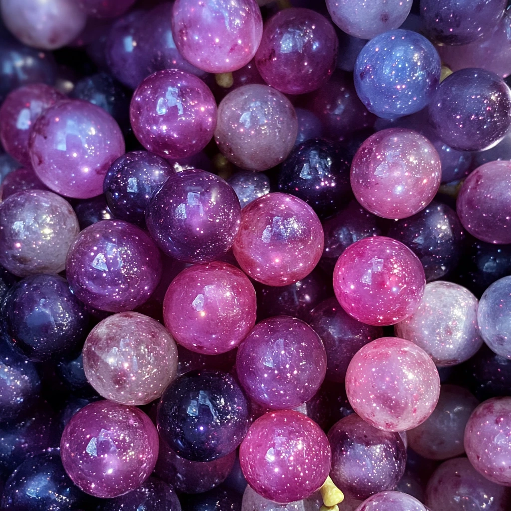 A pile of Galaxy Grapes