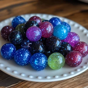 A pile of Galaxy Grapes on a plate