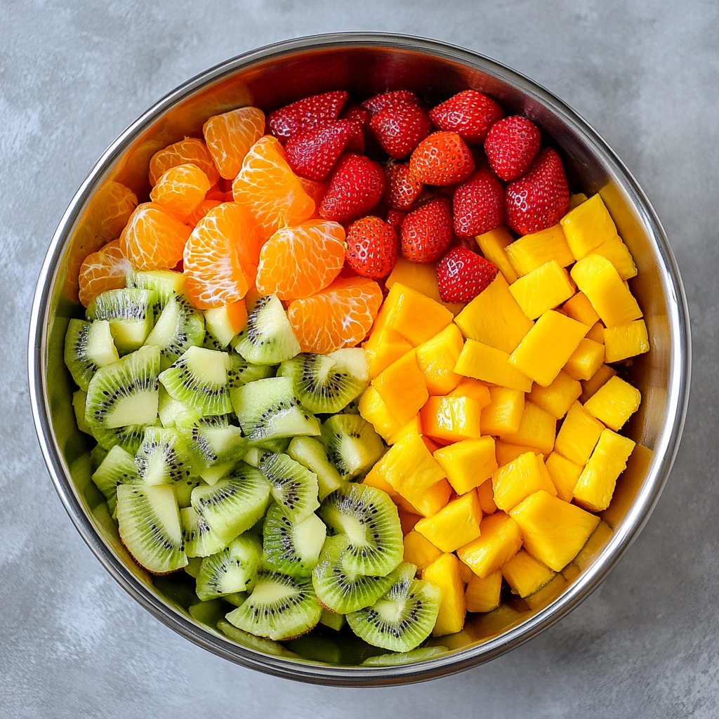 Hawaiian Cheesecake Salad, top view