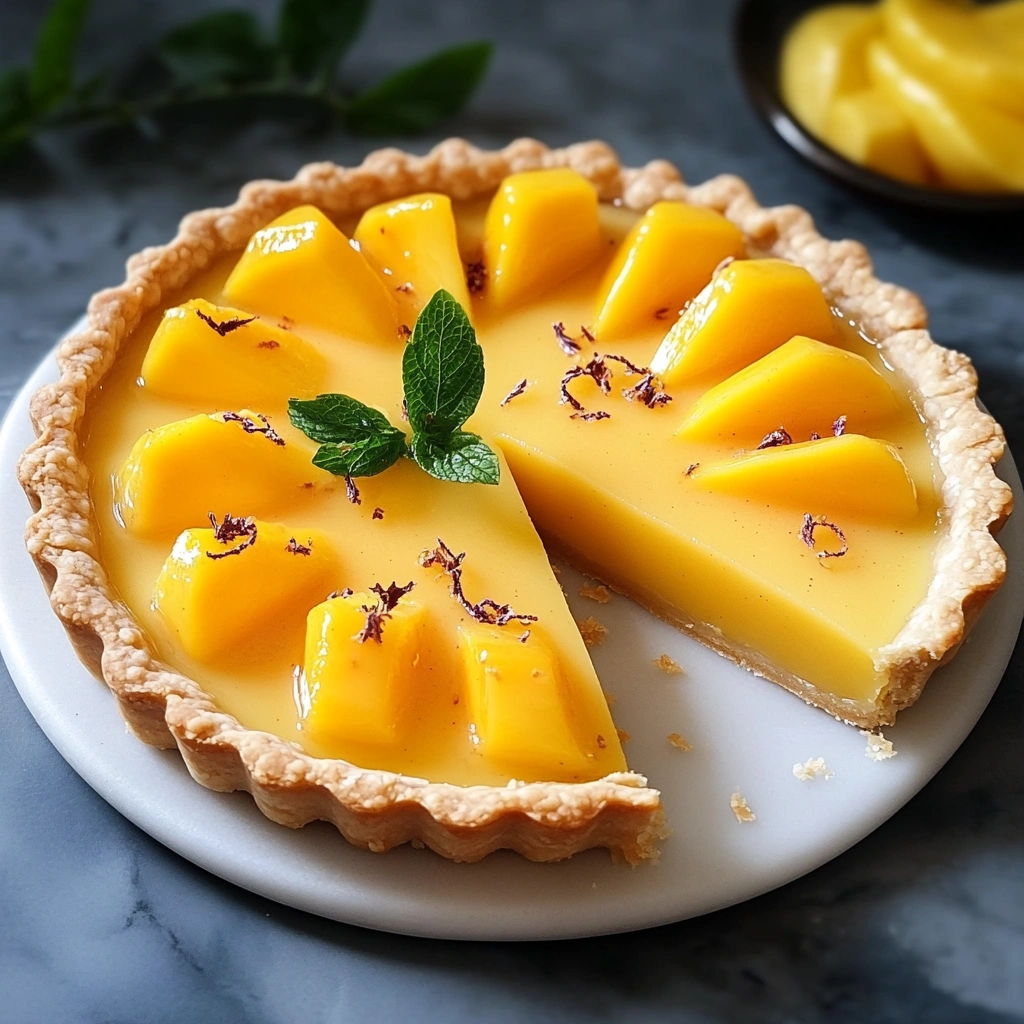 Mango Curd Tart