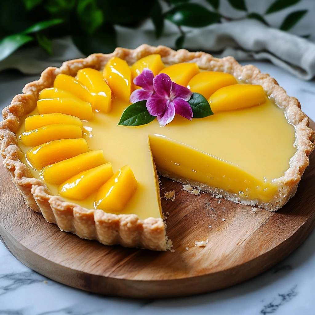 Mango Curd Tart