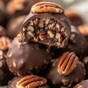 Stack of Pecan Pie Balls,