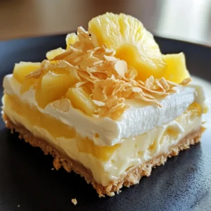 No-Bake Pineapple Cream Dessert