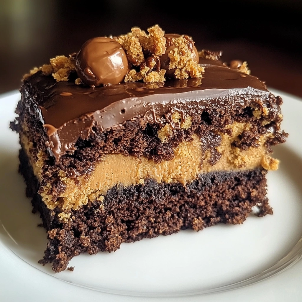 Peanut Butter Cup Dump Cake