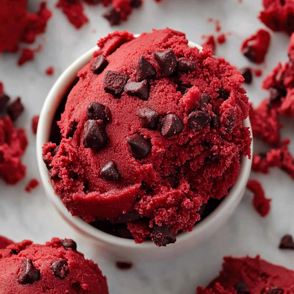 Red Velvet Cookie Dough