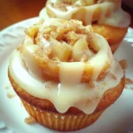 Apple Cinnamon Roll Cupcakes