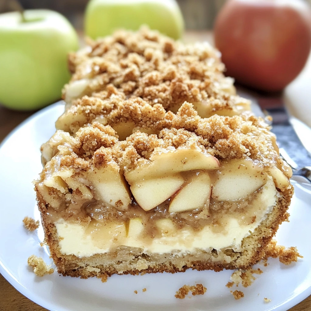 Apple Crisp Cheesecake Bread