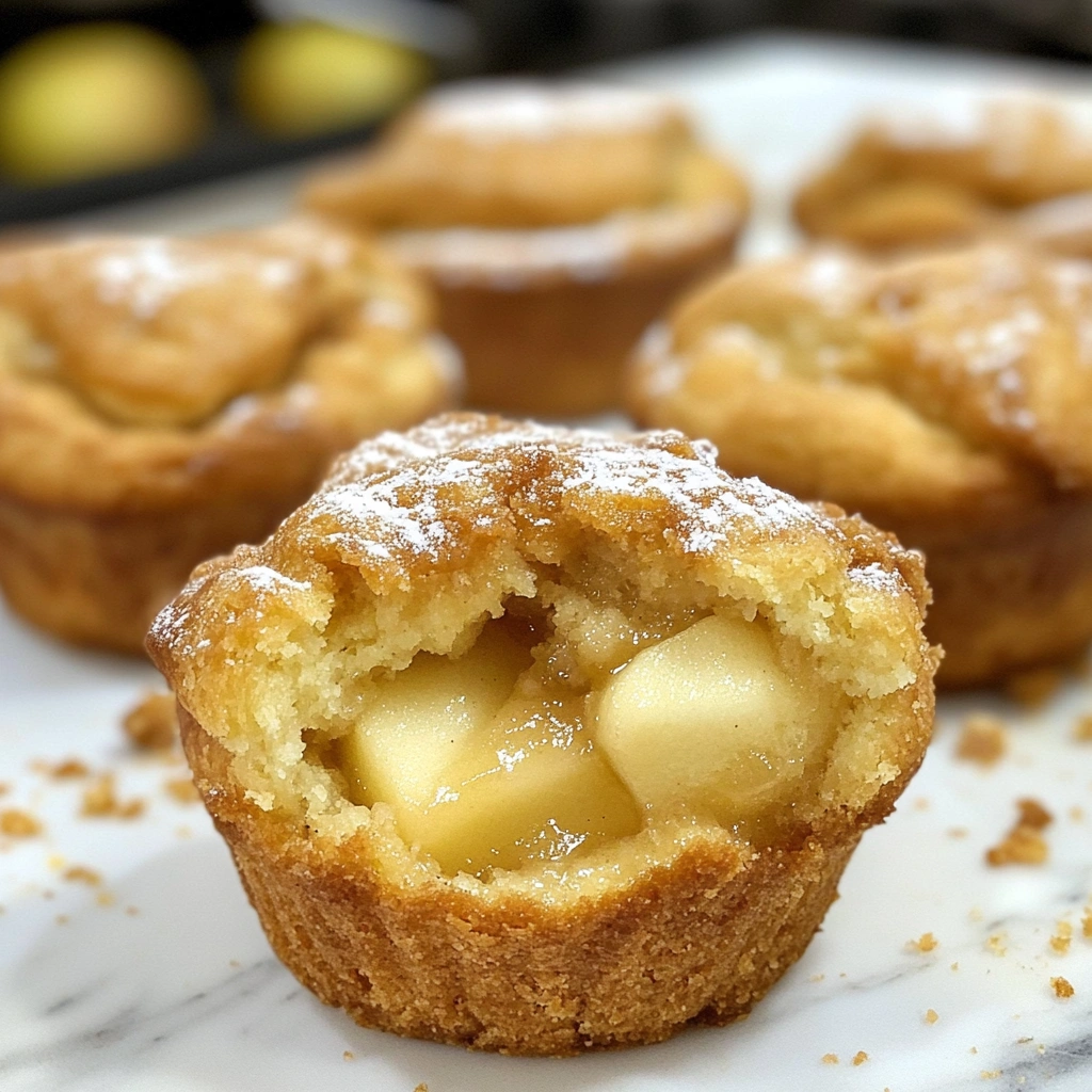 Apple Pie Crescent Muffins