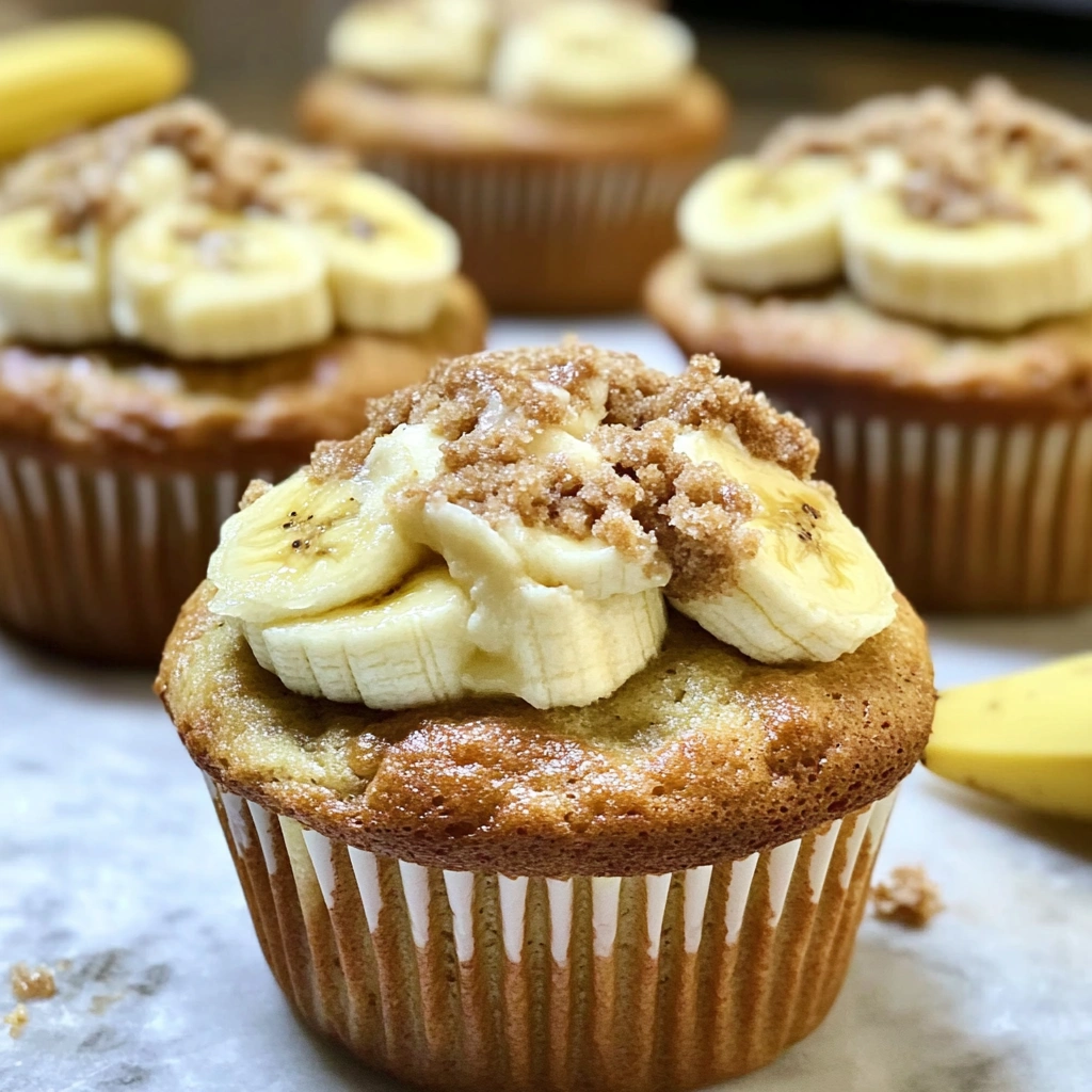 Banana Cream Cheese Muffins