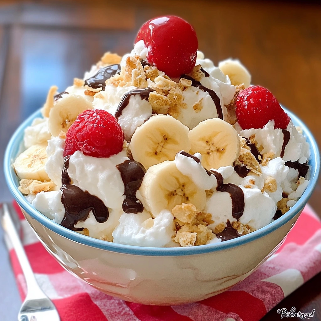 Banana Split Fluff Salad