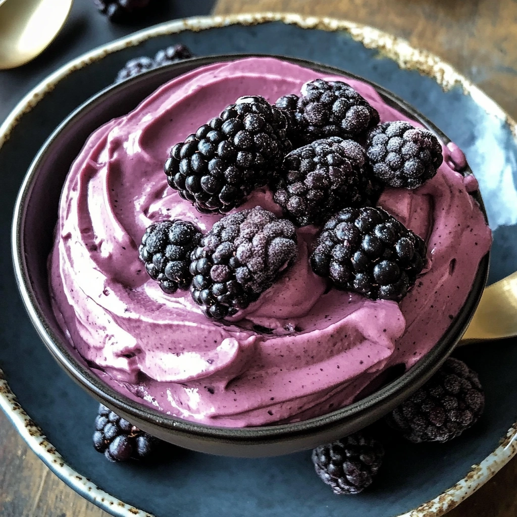 Blackberry Mousse