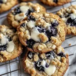 Blueberry Cookies with Streusel Topping