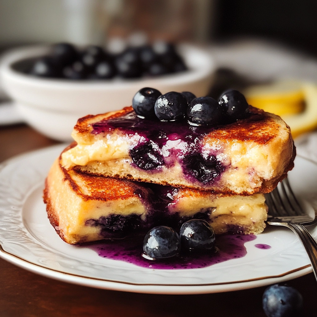 Blueberry Stuffed French Toast