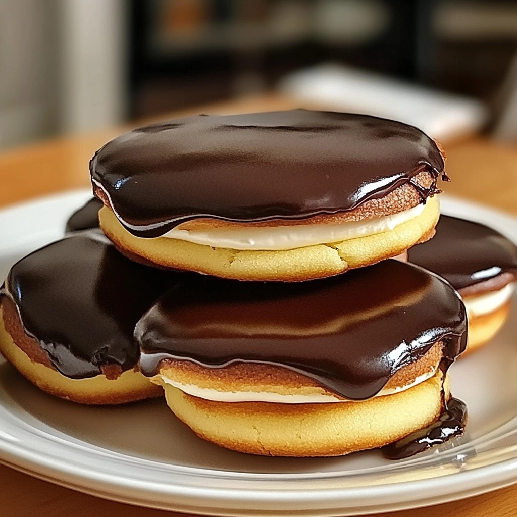 Boston Cream Pie Cookies