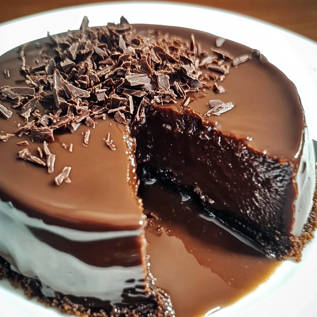 Brazilian Chocolate Fudge Flan