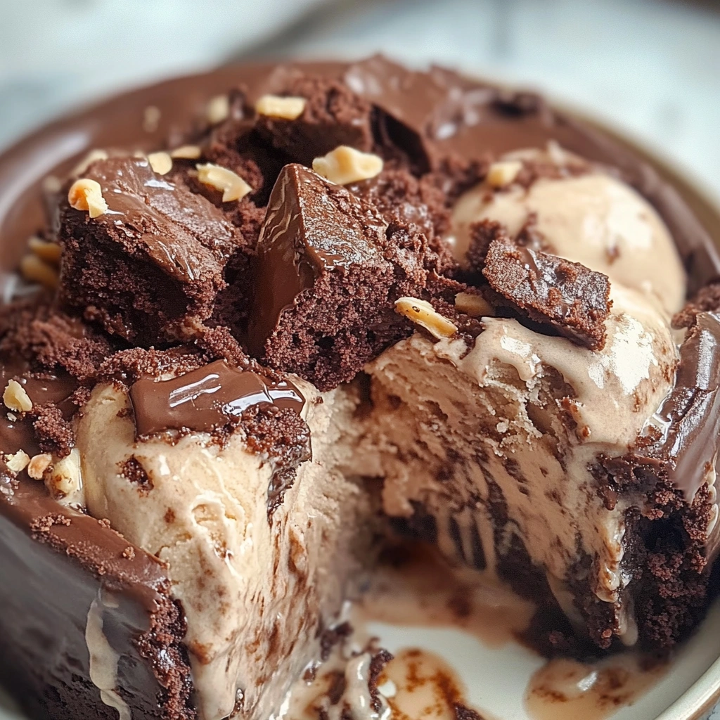Brownie Ice Cream Cake