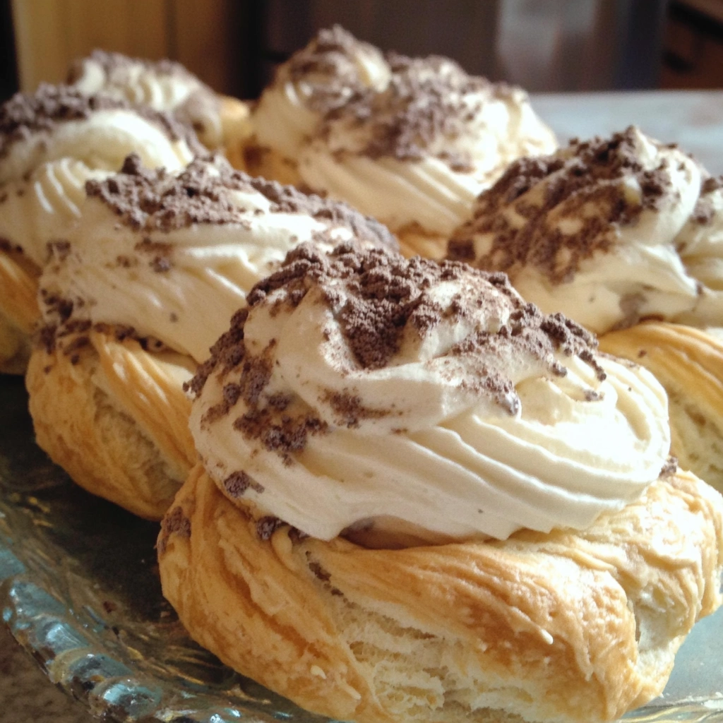 Cannoli Cream Puffs