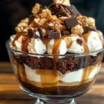 Caramel Brownie Trifle