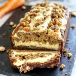 Carrot Cake Loaf with Cream Cheese Filling