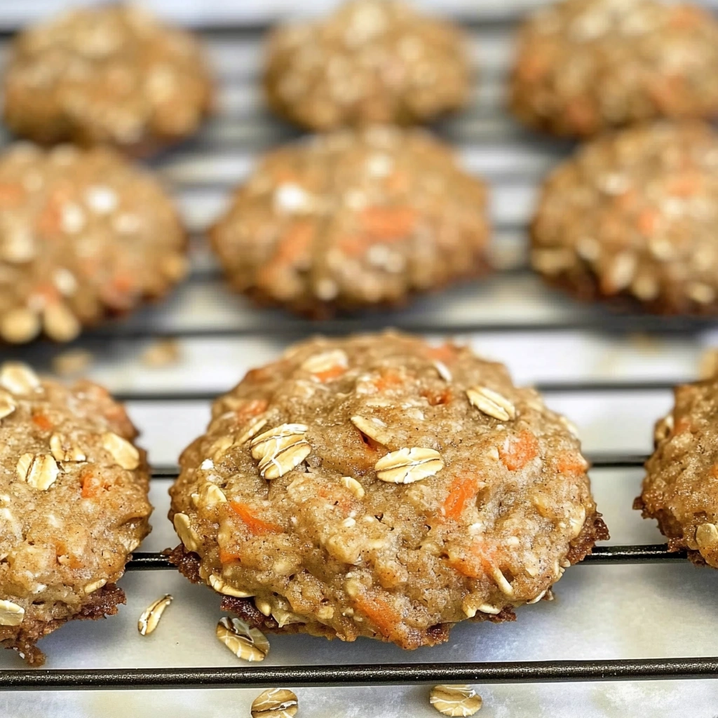 Carrot Cake Oatmeal Cookies