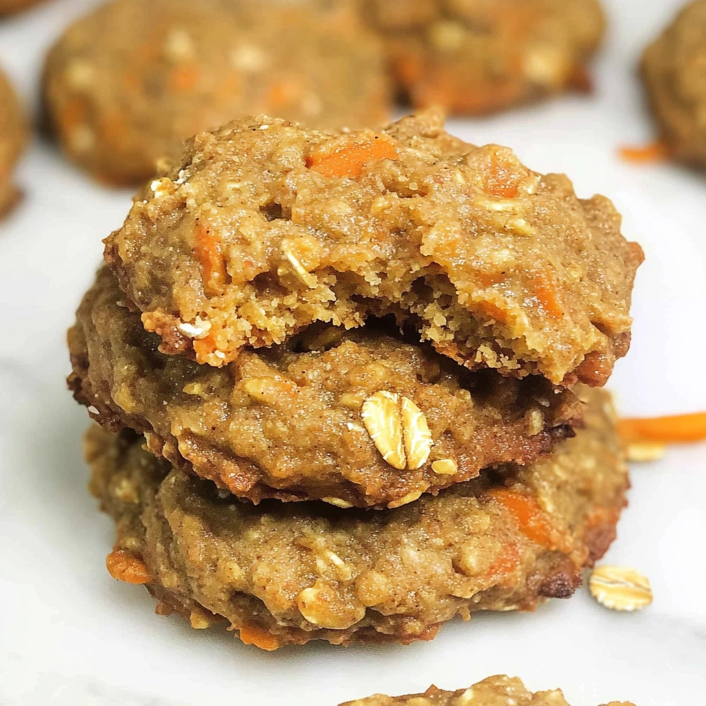 Carrot Cake Oatmeal Cookies