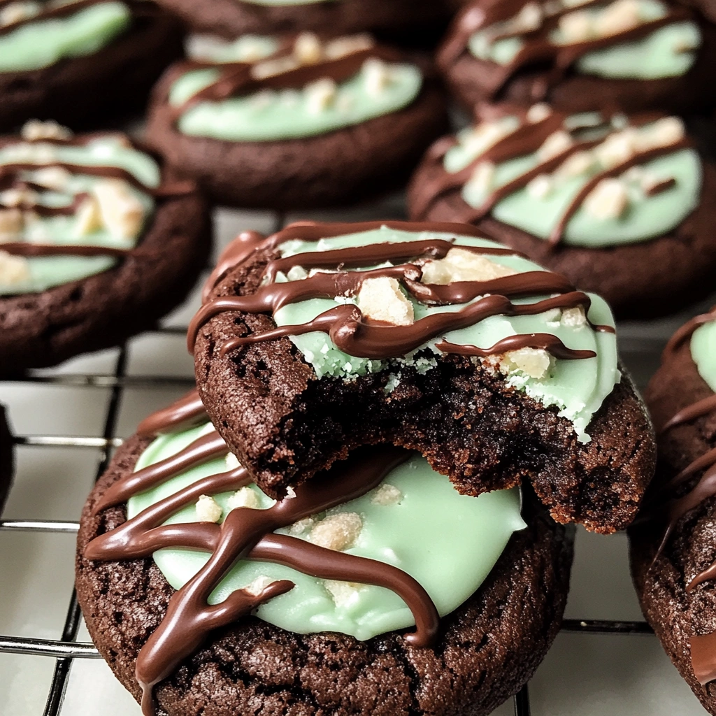 Chocolate Mint Cookies
