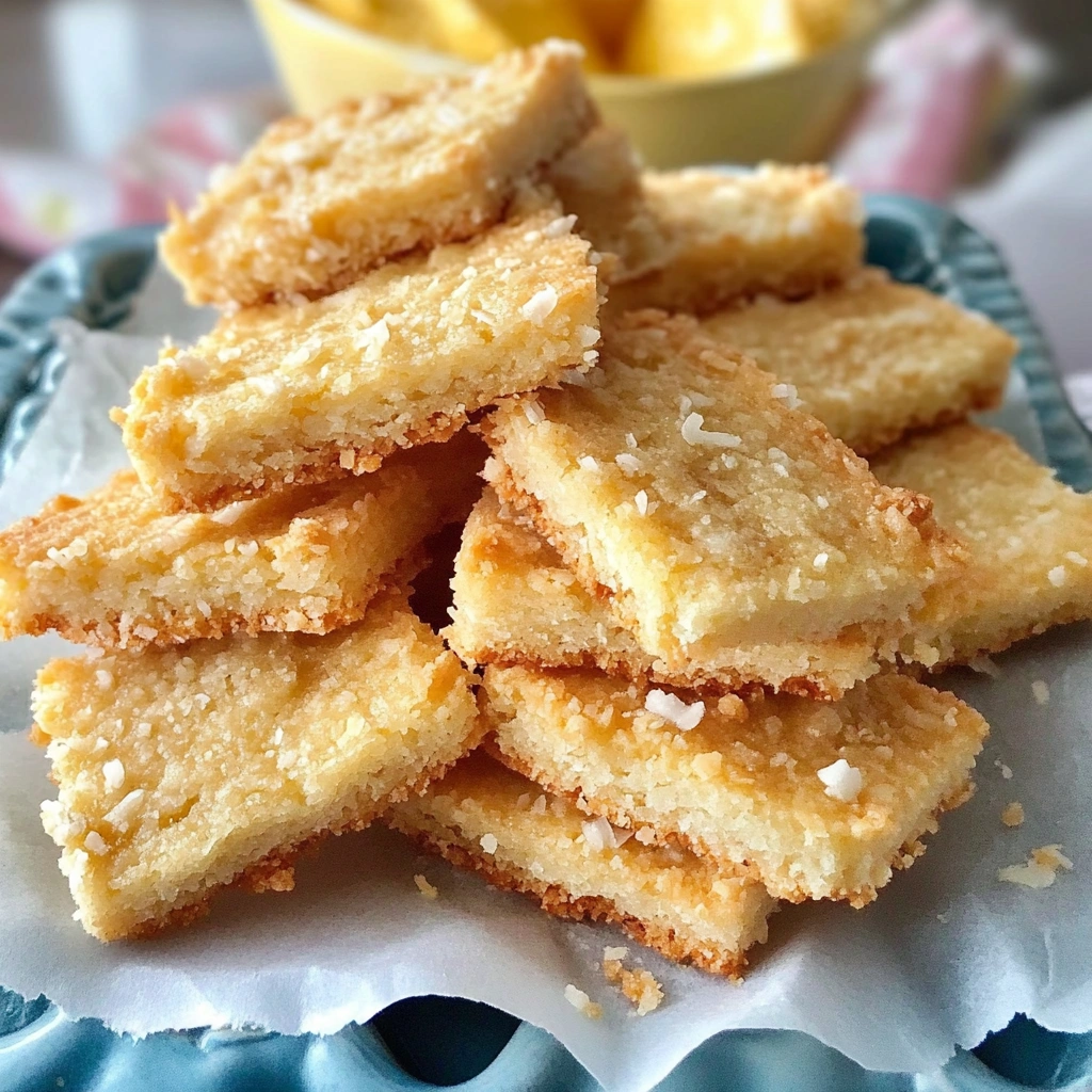 Coconut Shortbread Cookies