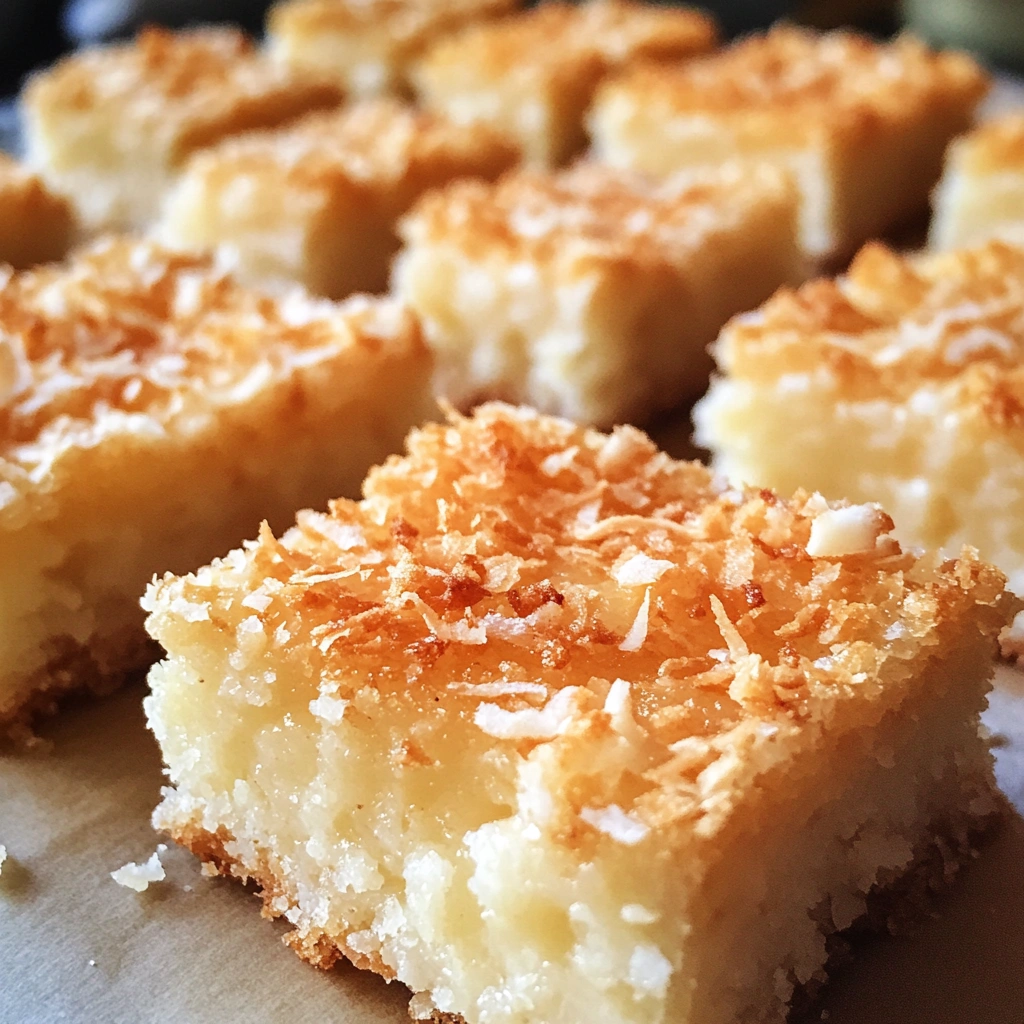 Dreamy Creamy Coconut Bars