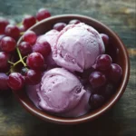 Grape Juice Ice Cream