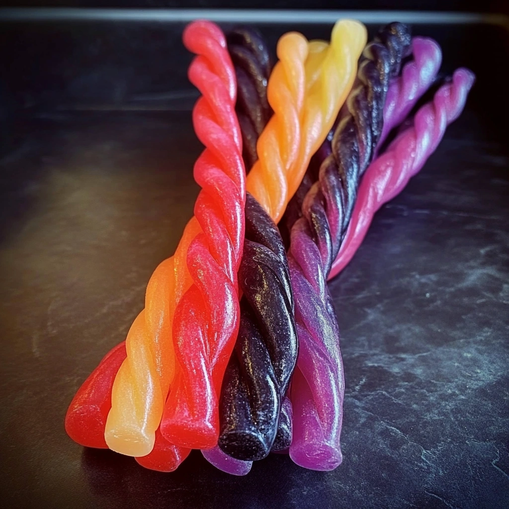 Homemade Kool-Aid Licorice Ropes