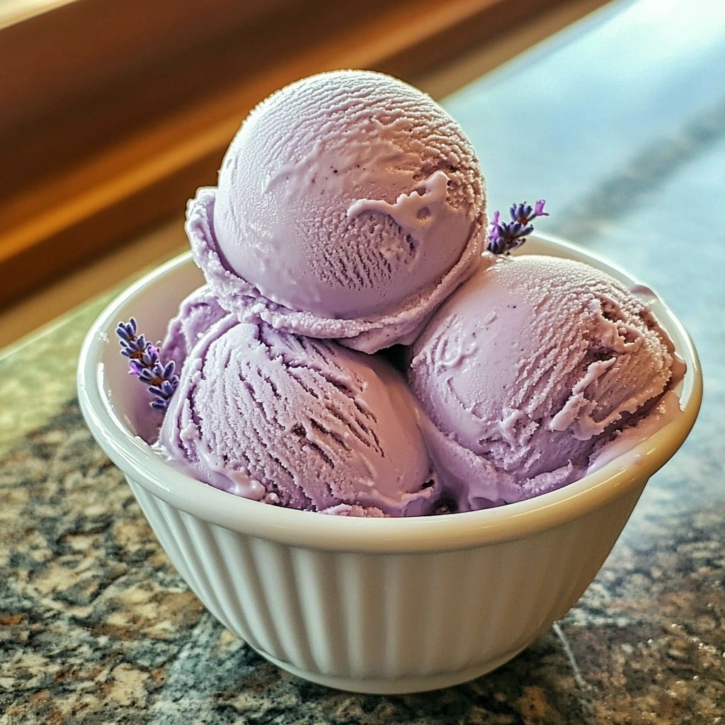 Lavender Ice Cream