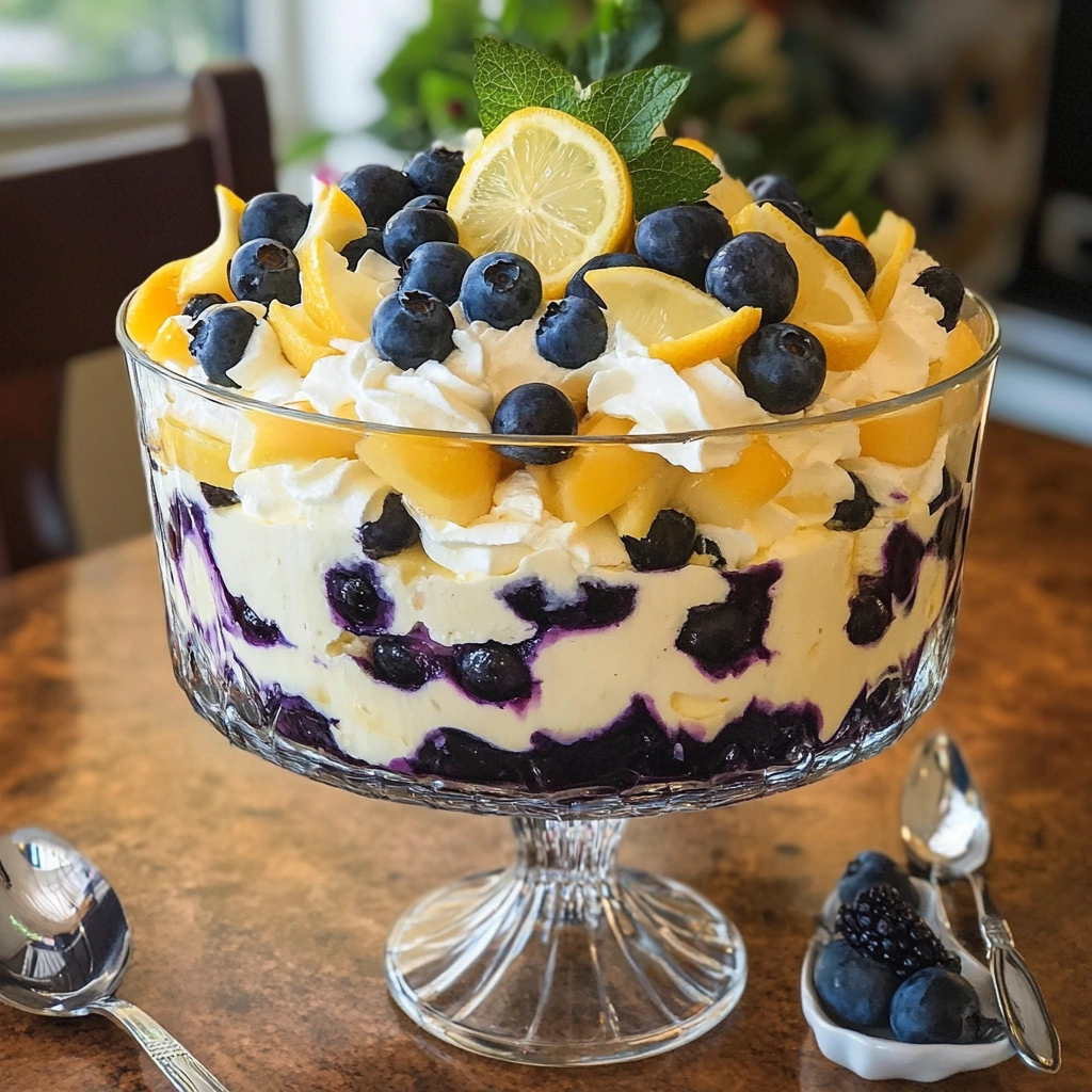 Lemon Blueberry Trifle