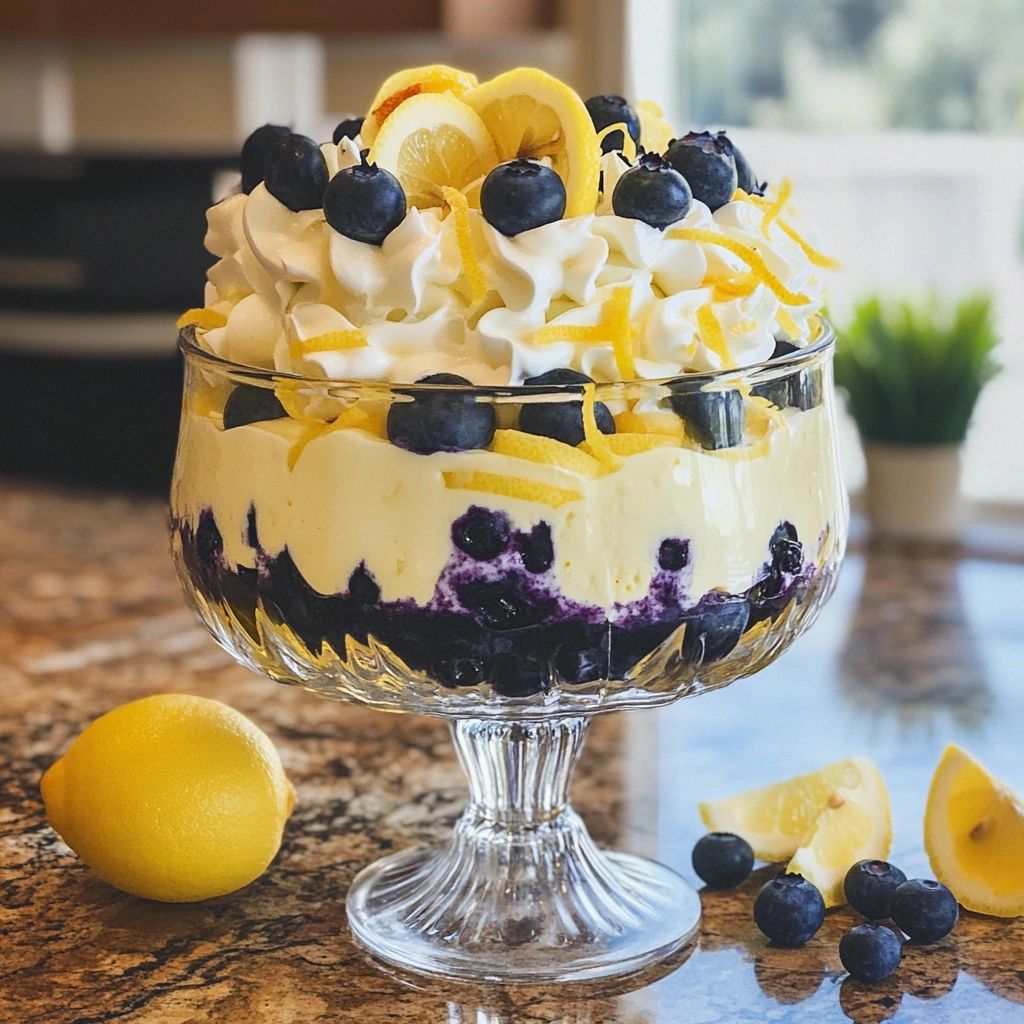 Lemon Blueberry Trifle
