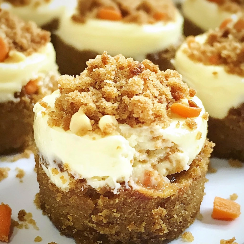 Mini Carrot Cake Cheesecakes