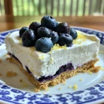 No Bake Lemon Blueberry Dessert