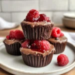 No Bake Raspberry Chocolate Mousse Cups