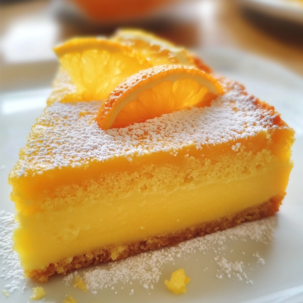 Orange Custard Cake