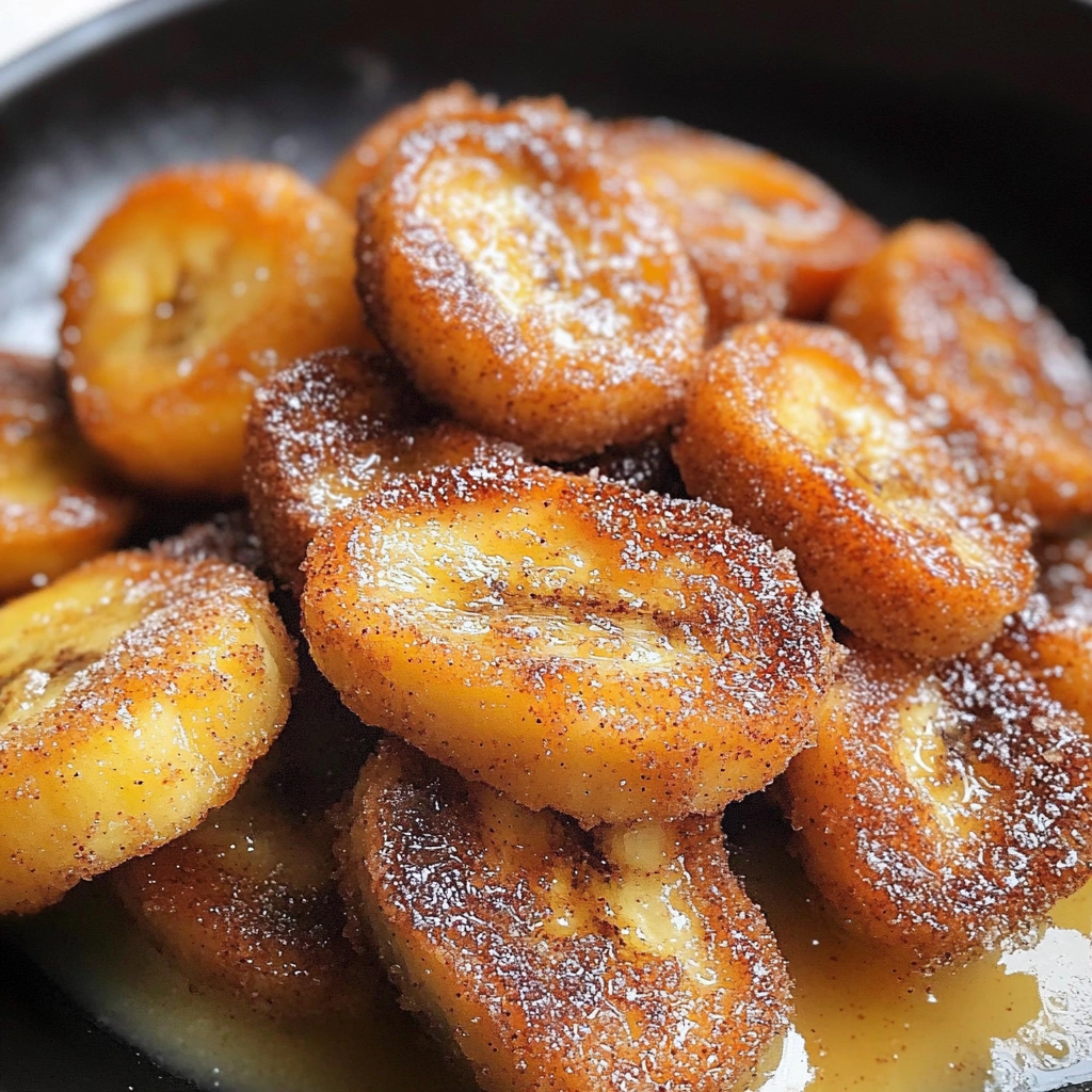 Pan Fried Cinnamon Bananas