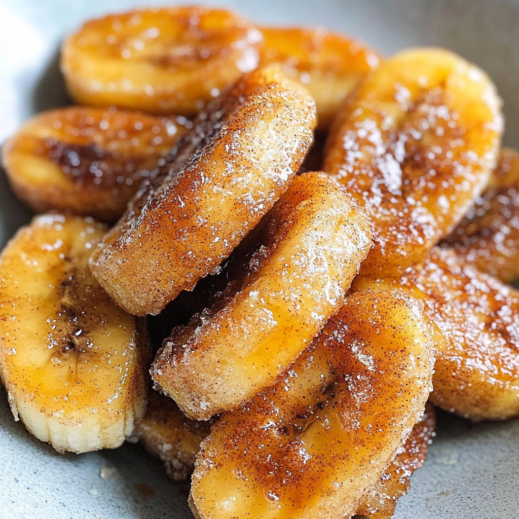 Pan Fried Cinnamon Bananas